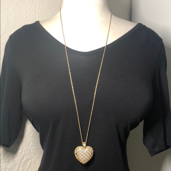 Torrid Rose Gold Necklace w Heart Pendant